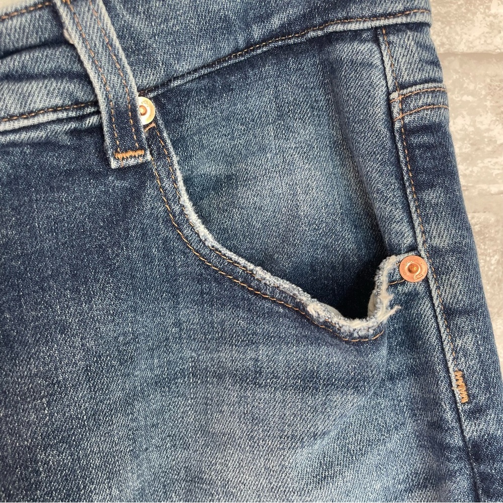 AG Adriano Goldschmied Ed Deven High Rise Wide Leg Jeans 33 - Picture 5 of 10